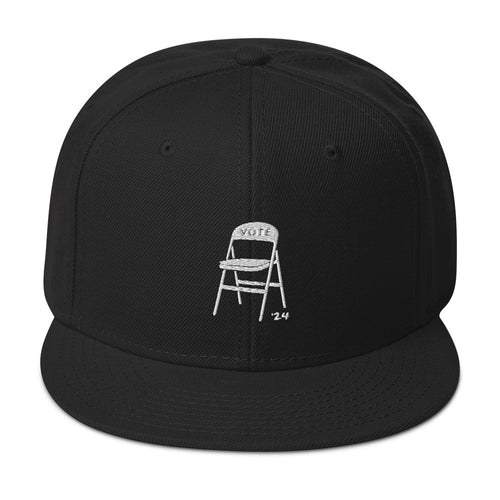 VOTE '24 Black Snapback Hat